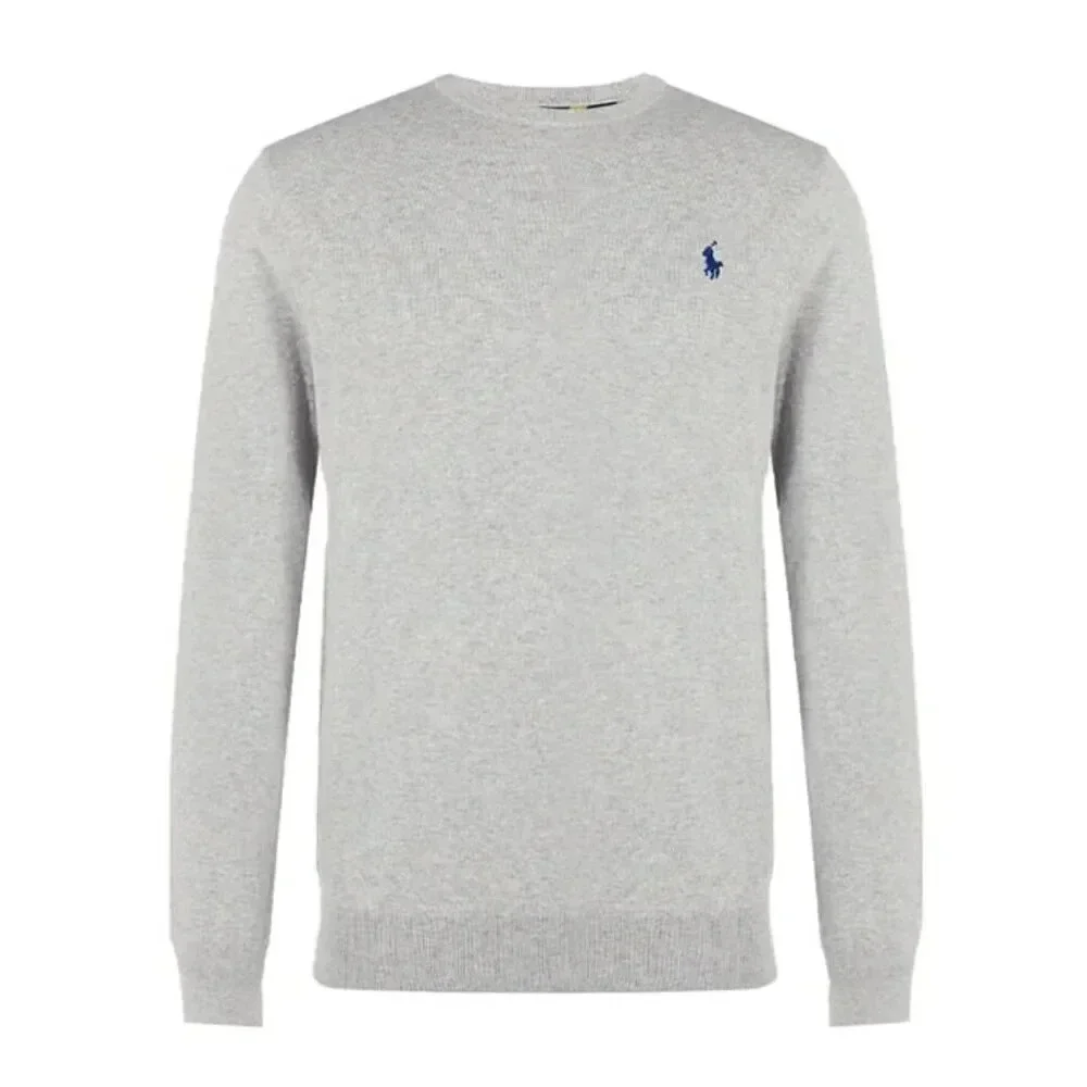 Polo Ralph Lauren Men's Long Sleeve Cotton Crewneck Shirt Grey Size XL MSRP $125